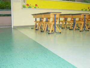 Lantai PVC Heterogen untuk Gulung Sekolah